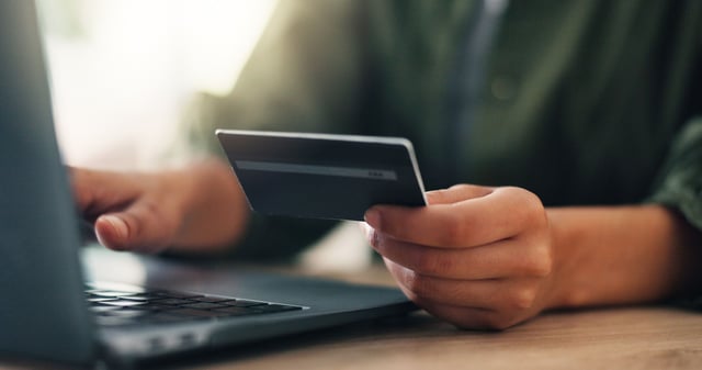 A Traveller Makes A Secure Online Payment For The New Zealand Eta