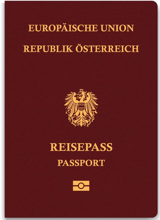 Austria Passport Image