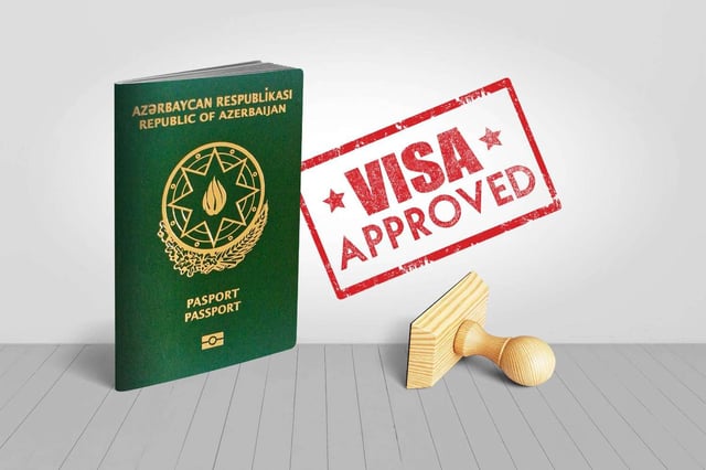 Azerbaijan Passport With Visa Approved