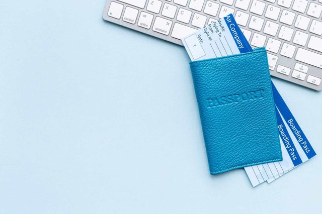 Passport With Air Tickets