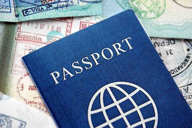 Passport With Lots Of Visas