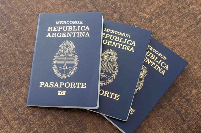 Three Passports Of Argentina