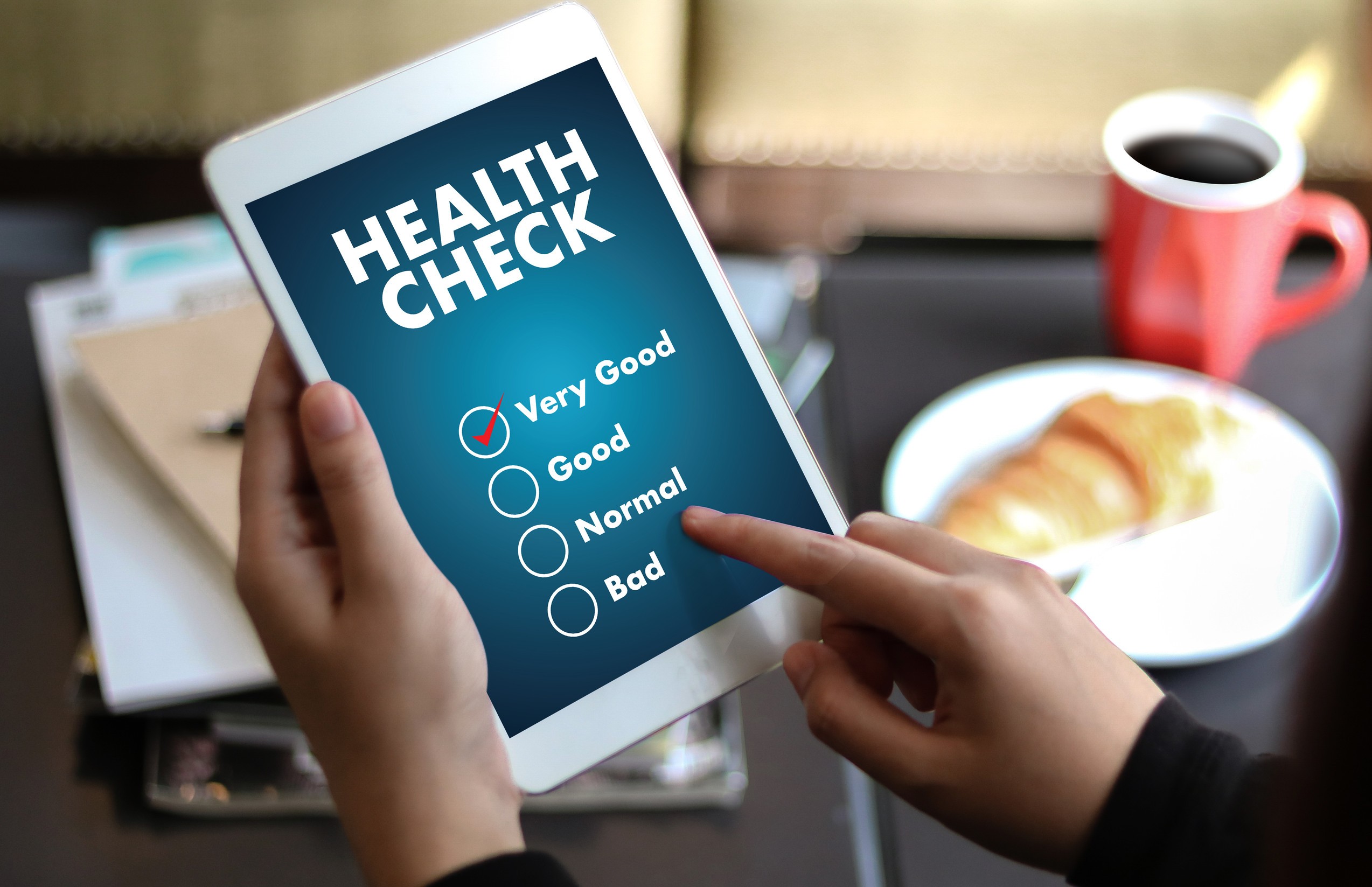 Health Check Survey On Tablet